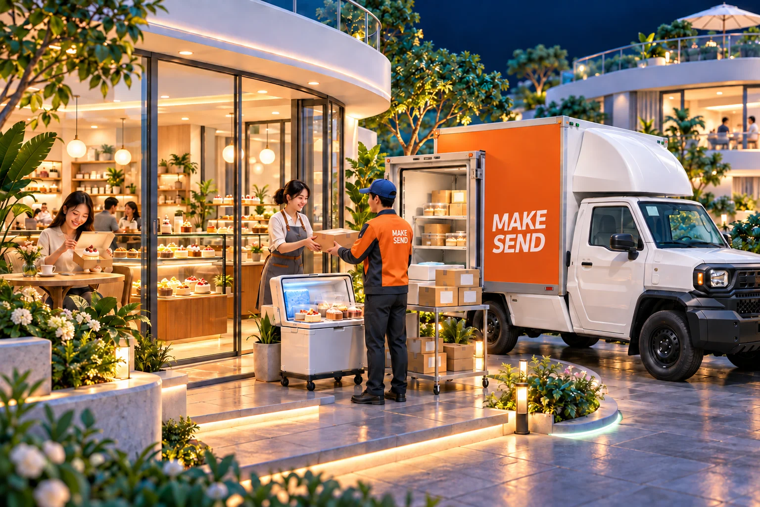 MAKESEND concept in the AIMs Venture world